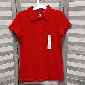 Girls' Short Sleeve Pique Uniform Polo Shirt | Cat & Jack | XL (14/16)